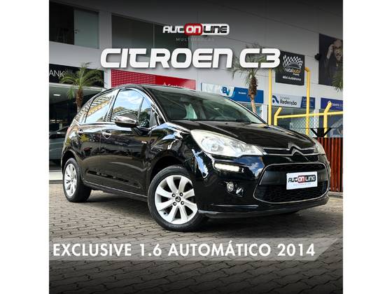 CITROËN C3 1.6 EXCLUSIVE 16V FLEX 4P AUTOMÁTICO CITROËN C3 1.6 EXCLUSIVE 16V FLEX 4P AUTOMÁTICO